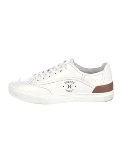 Pre-owned Hermes Get Sneakers In White