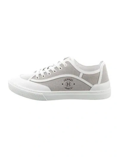 Pre-owned Hermes Get Sneakers In White
