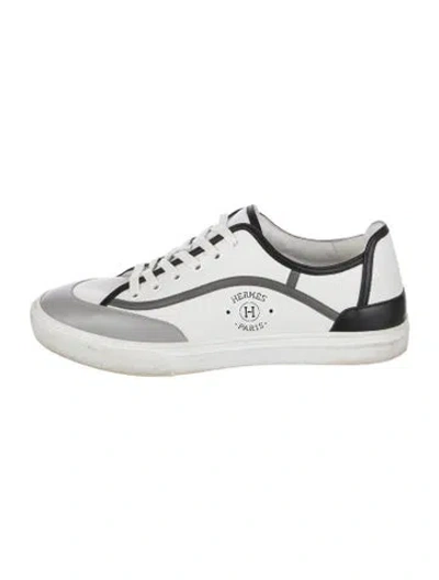 Pre-owned Hermes Get Sneakers In White