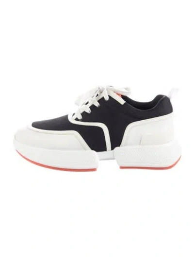 Pre-owned Hermes Giga Athletic Sneakers In White