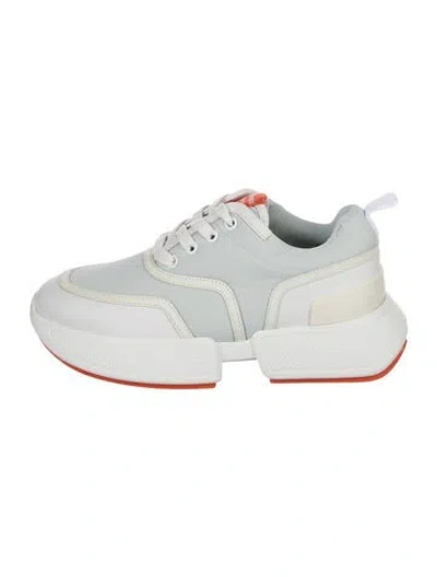 Pre-owned Hermes Giga Chunky Sneakers In Blue