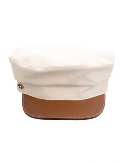 Pre-owned Hermes Giulietta Code Cap In Neutrals