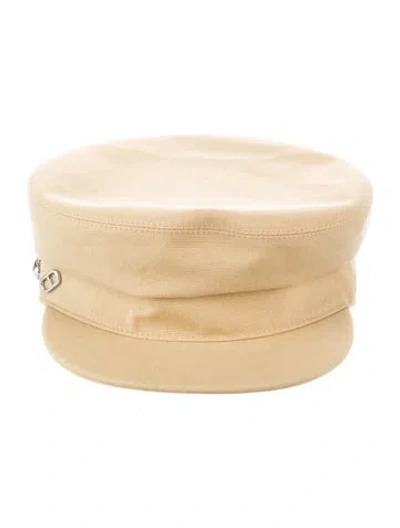Pre-owned Hermes Giulietta Seashell Cap In Neutrals