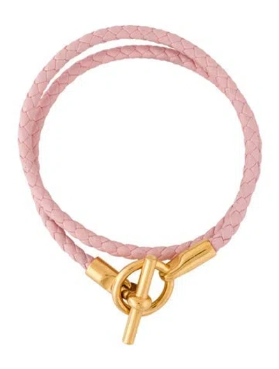 Pre-owned Hermes Glenan Double Tour Bracelet In Multi