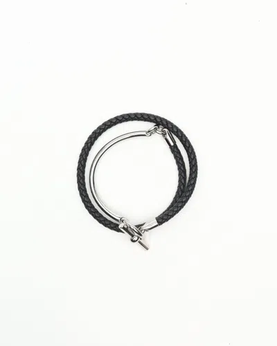 Pre-owned Hermes Hermès Glenan H Link Argo Bracelet