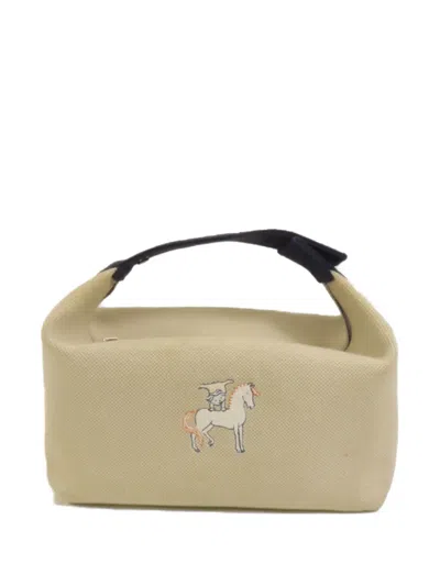 Pre-owned Hermes Gm Bride-a-brac Tote Bag In Neutral