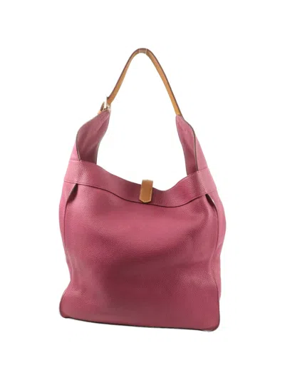 Pre-owned Hermes Gm Marwari Tote Bag In Pink