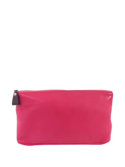 Pre-owned Hermes Gm Touboyu Pouch In Pink