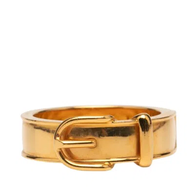 Pre-owned Hermes Gold Band Ring ()