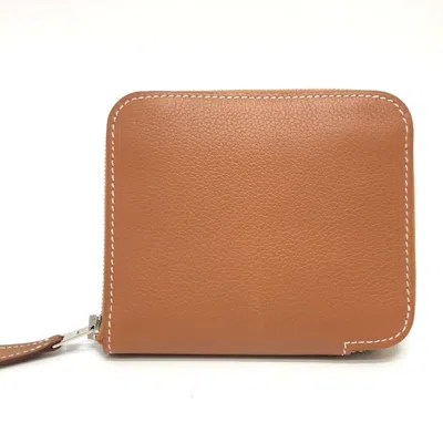 Pre-owned Hermes Gold Coin Purse/coin Case ()