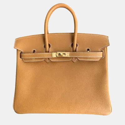 Pre-owned Hermes Birkin25 Gold Hardware Bag