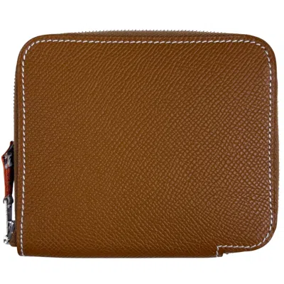 Pre-owned Hermes Gold Wallet (bi-fold) ()