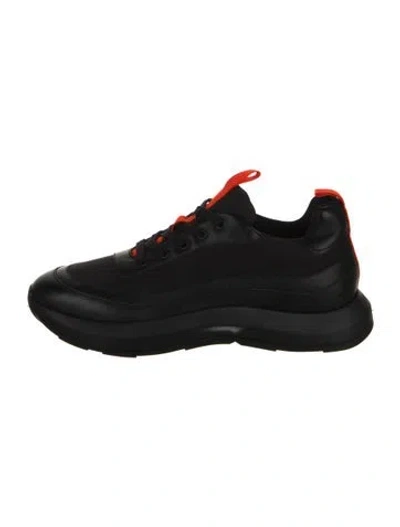 Pre-owned Hermes Gramme Sneakers In Black