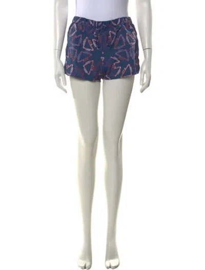 Pre-owned Hermes Graphic Print Mini Shorts In Multi