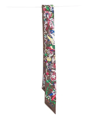 Pre-owned Hermes Graphic-print Scarf