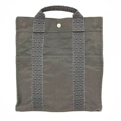 Pre-owned Hermes Gray Canvas Backpack ()