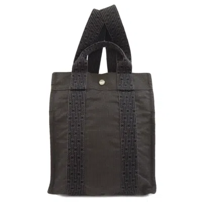 Pre-owned Hermes Gray Canvas Backpack ()