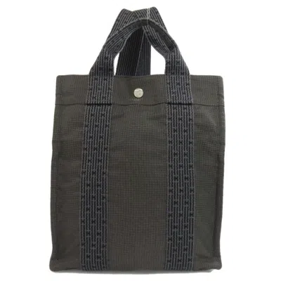 Pre-owned Hermes Gray Canvas Backpack ()