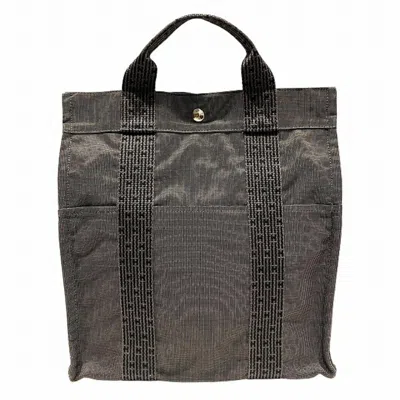 Pre-owned Hermes Gray Canvas Backpack ()