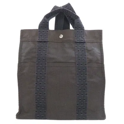 Pre-owned Hermes Gray Canvas Backpack ()