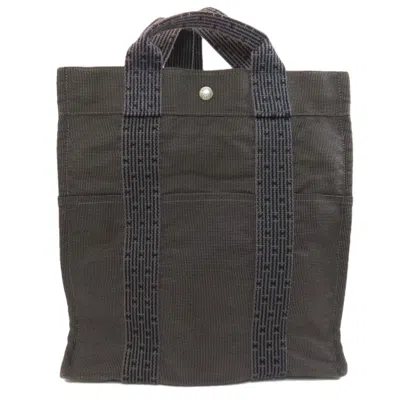 Pre-owned Hermes Gray Canvas Backpack ()