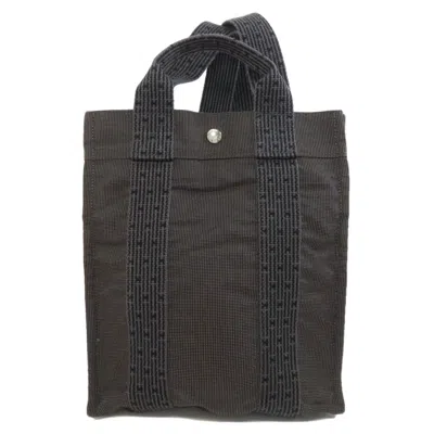 Pre-owned Hermes Gray Canvas Backpack ()