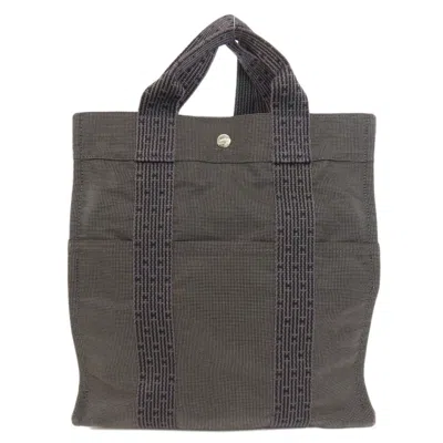 Pre-owned Hermes Gray Canvas Backpack ()