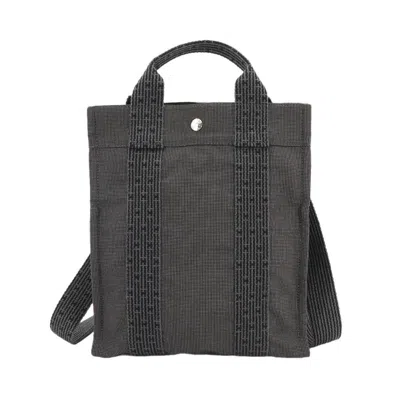 Pre-owned Hermes Gray Canvas Backpack ()