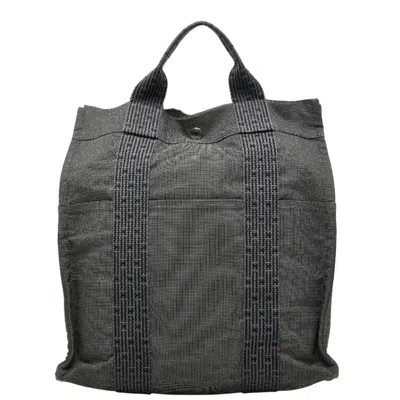 Pre-owned Hermes Gray Canvas Backpack ()