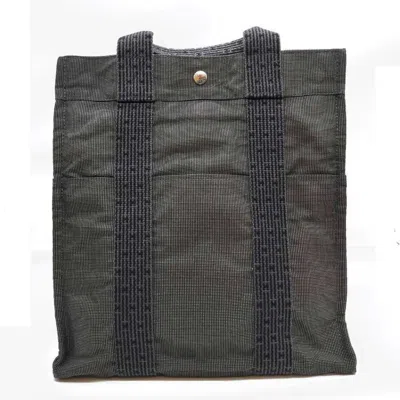 Pre-owned Hermes Gray Canvas Backpack ()