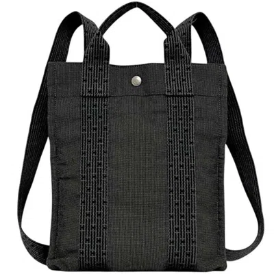 Pre-owned Hermes Gray Canvas Backpack ()
