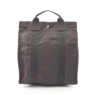Pre-owned Hermes Gray Canvas Backpack ()