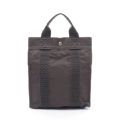 Pre-owned Hermes Gray Canvas Backpack ()