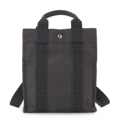 Pre-owned Hermes Gray Canvas Backpack ()
