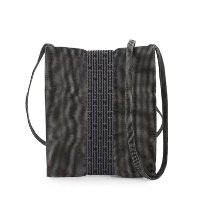Pre-owned Hermes Gray Canvas Pochette Shoulder Bag ()