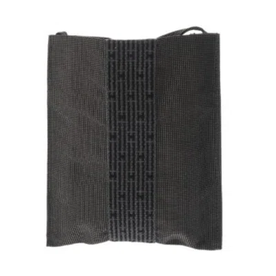 Pre-owned Hermes Gray Canvas Pochette Shoulder Bag ()