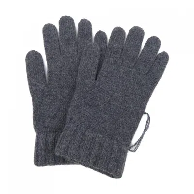 Pre-owned Hermes Gray Cashmere Warm Gloves ()