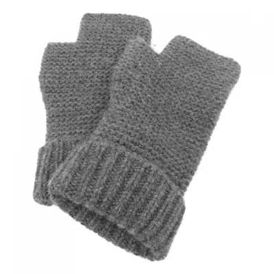 Pre-owned Hermes Gray Cashmere Warm Gloves ()