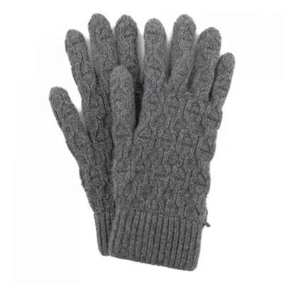 Pre-owned Hermes Gray Cashmere Warm Gloves ()
