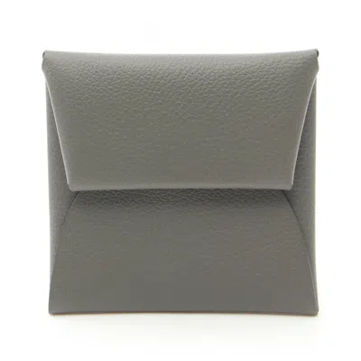 Pre-owned Hermes Gray Coin Purse/coin Case ()