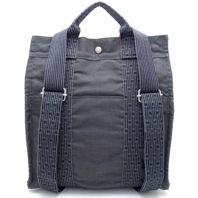 Pre-owned Hermes Gray Nylon Backpack ()