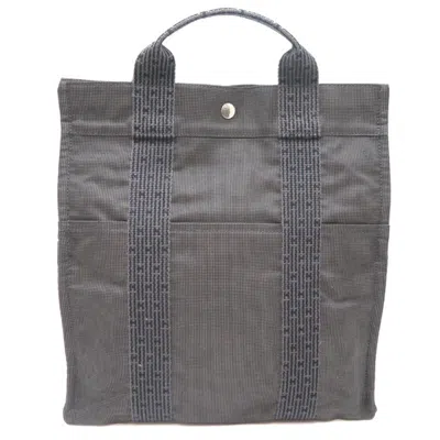 Pre-owned Hermes Gray Nylon Backpack ()