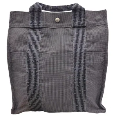 Pre-owned Hermes Gray Nylon Backpack ()