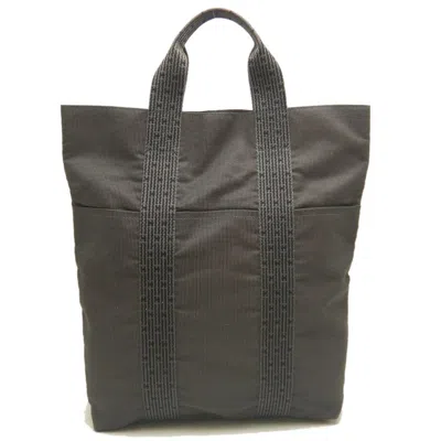 Pre-owned Hermes Gray Nylon Tote Bag ()