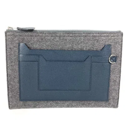 Pre-owned Hermes Gray Other Clutch Bag ()