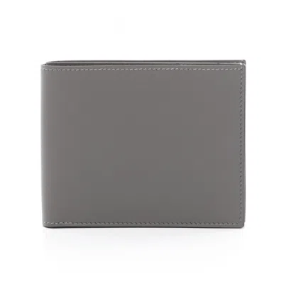 Pre-owned Hermes Gray Swift Leather Bill Wallet (bi-fold) ()