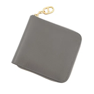 Pre-owned Hermes Gray Wallet (bi-fold) ()