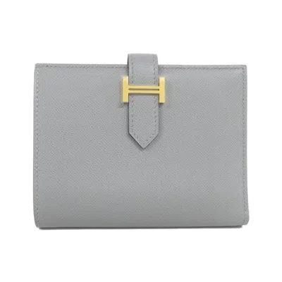 Pre-owned Hermes Gray Wallet (bi-fold) ()