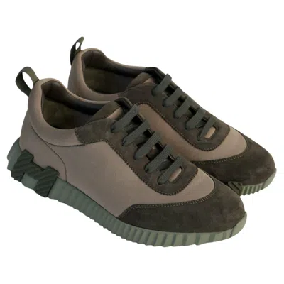 Pre-owned Hermes Green Bouncing Low-top Sneakers