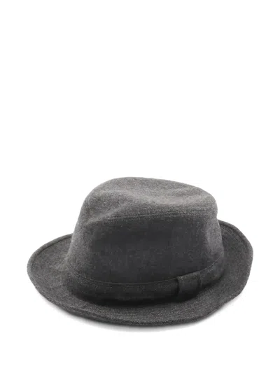 Pre-owned Hermes Grey Hat In Gray